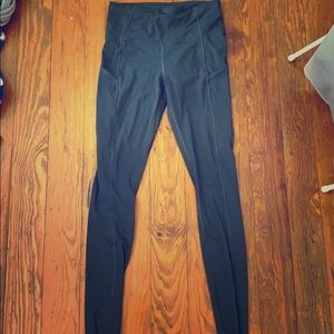 Lululemon full length leggings. dark gray